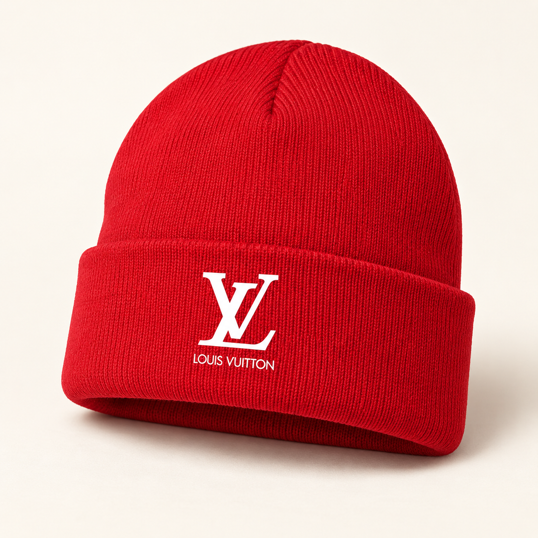 Louis Vuitton Beanie Hat | Color: Red | Image 1