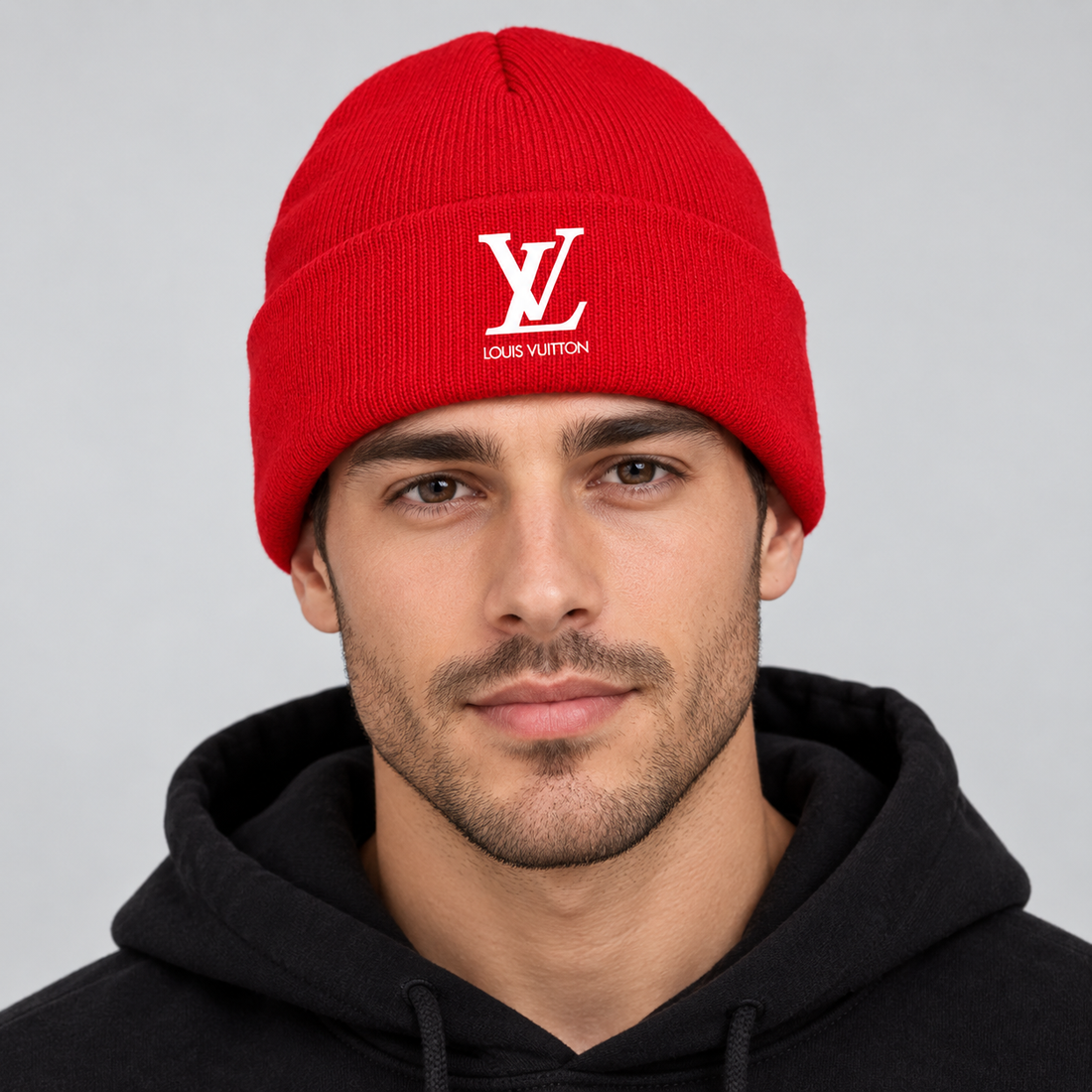 Louis Vuitton Beanie Hat | Color: Red | Image 2
