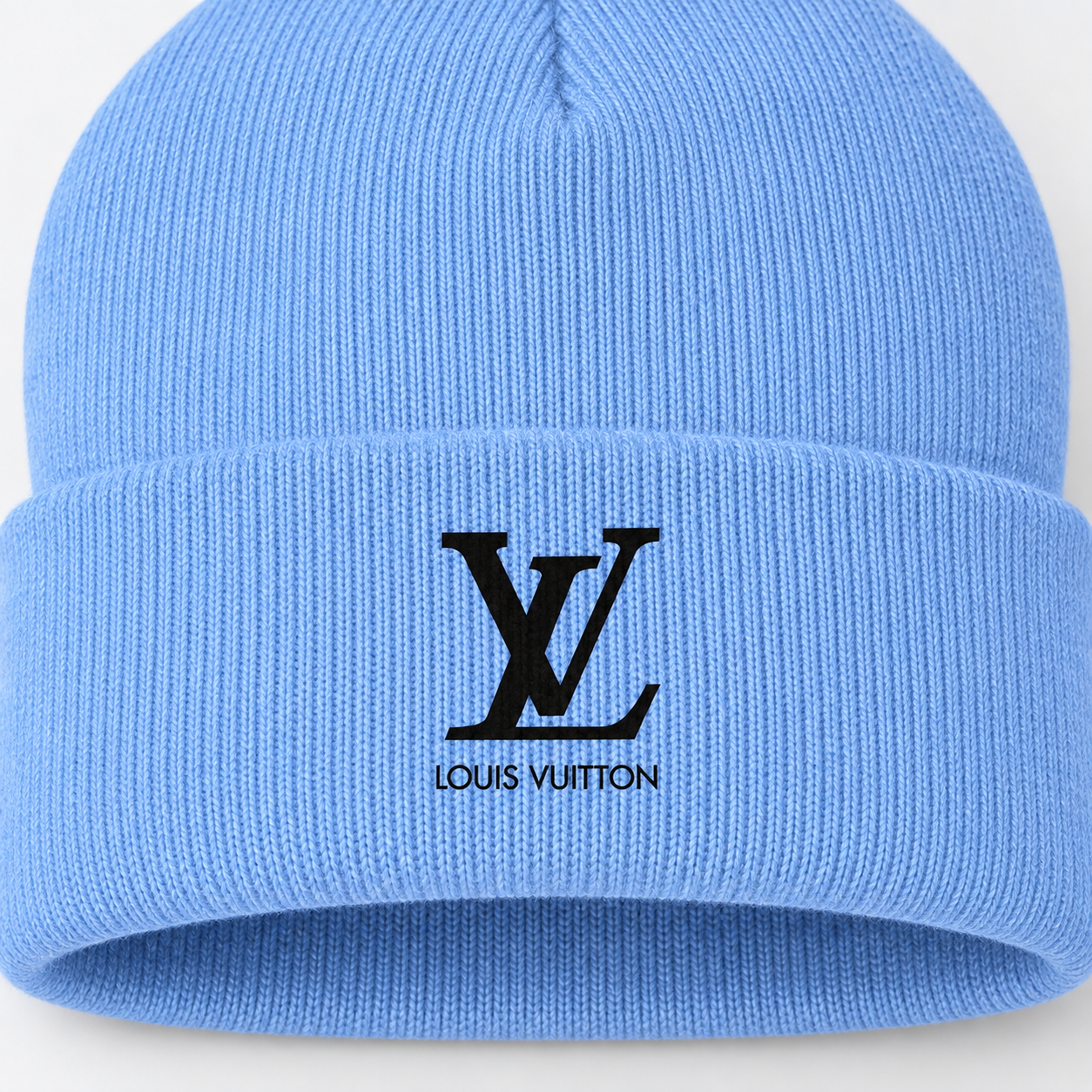 Louis Vuitton Beanie Hat | Color: Sky Bllue | Image 5