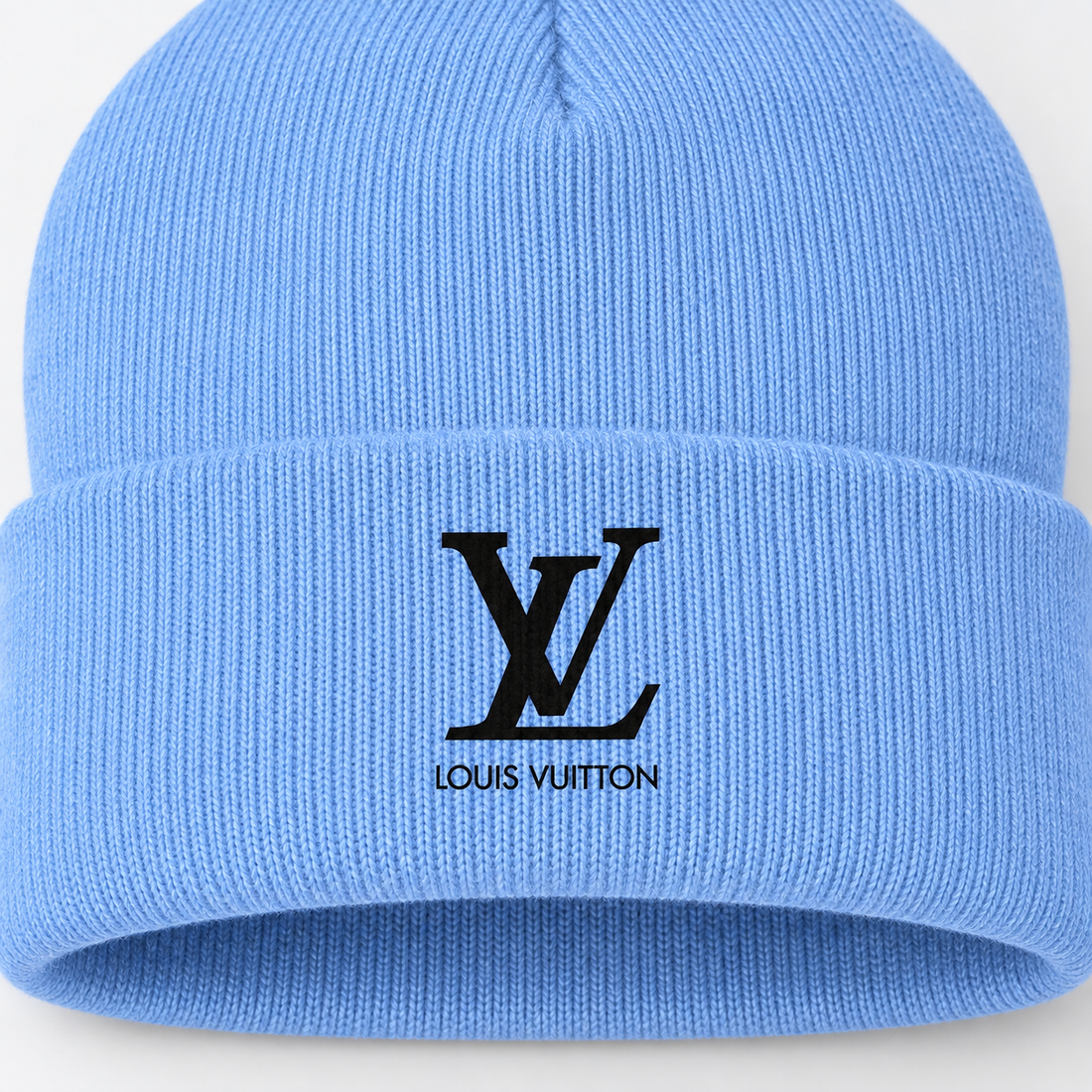 Louis Vuitton Beanie Hat | Color: Sky Bllue | Image 5