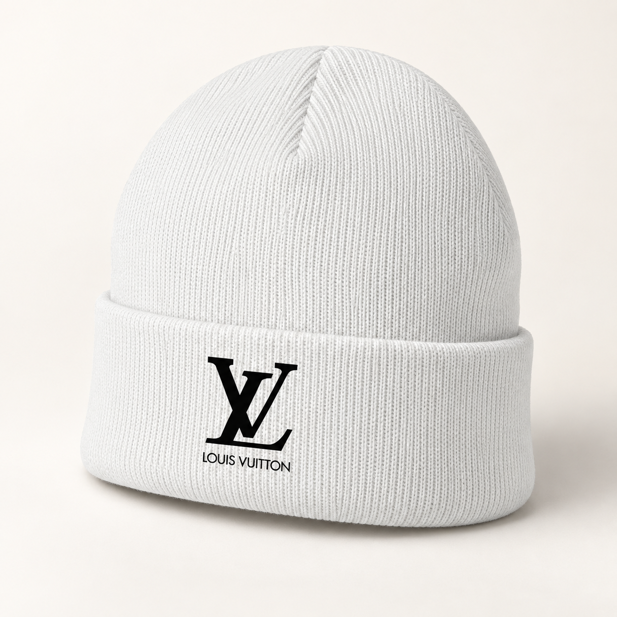 Louis Vuitton Beanie Hat | Color: White | Image 1