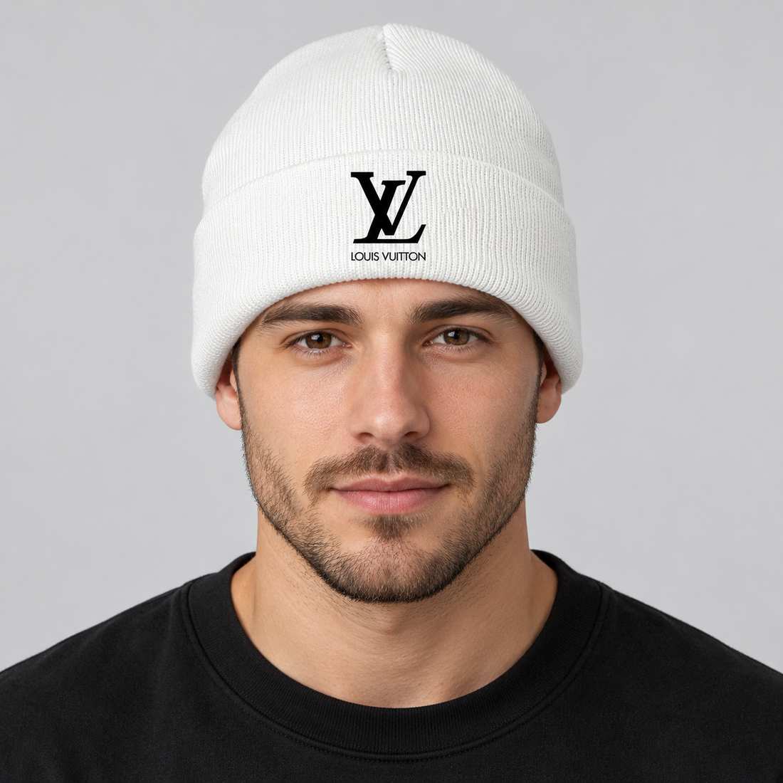Louis Vuitton Beanie Hat | Color: White | Image 2