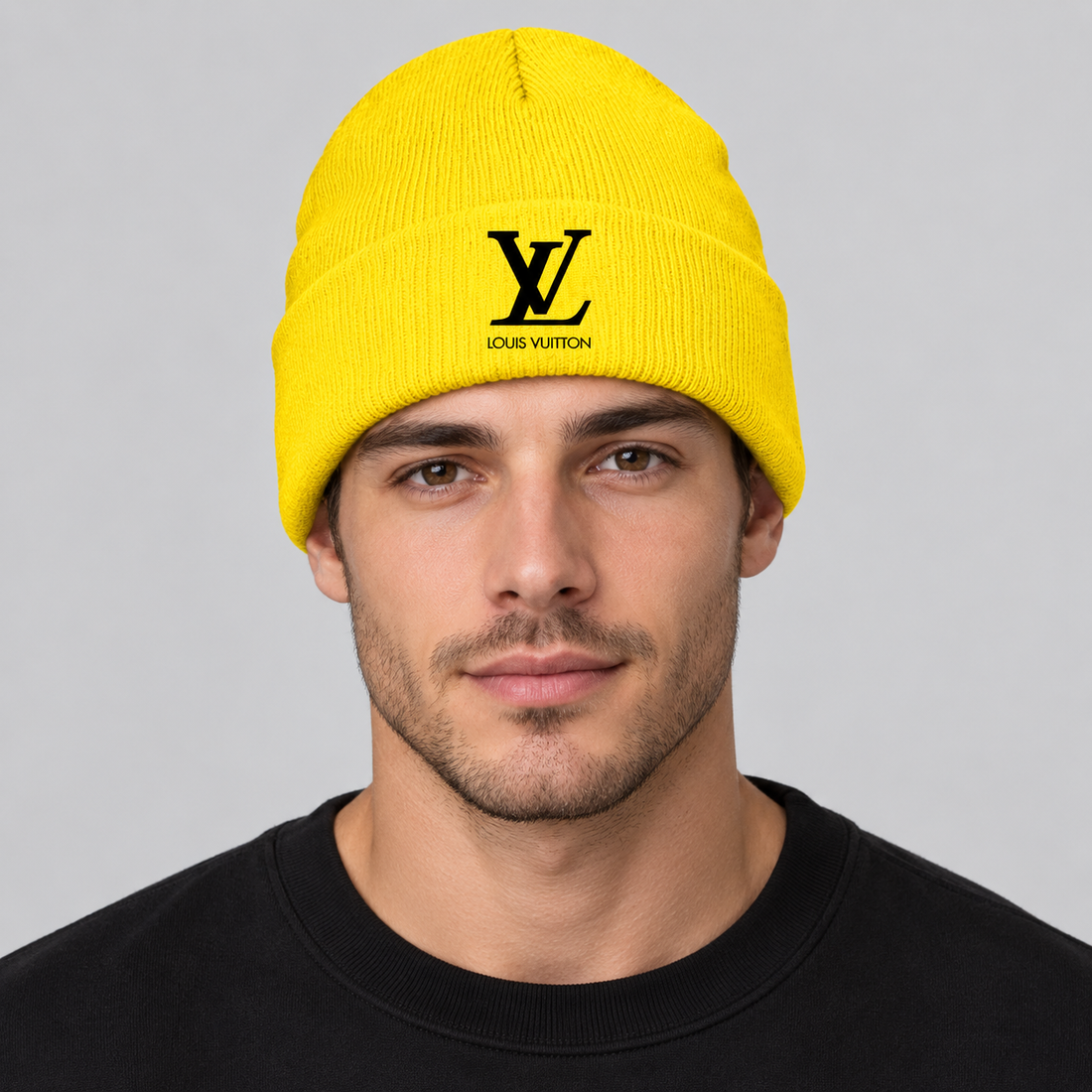 Louis Vuitton Beanie Hat | Color: Yellow | Image 2