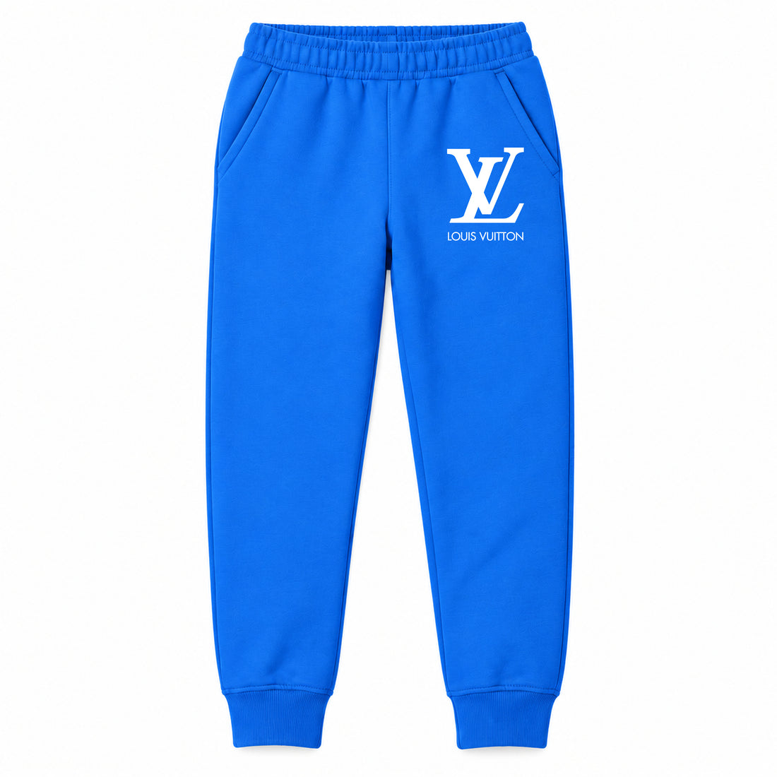 Louis Vuitton youth jogger sweatpants, Blue, Youth Large ages 10–12