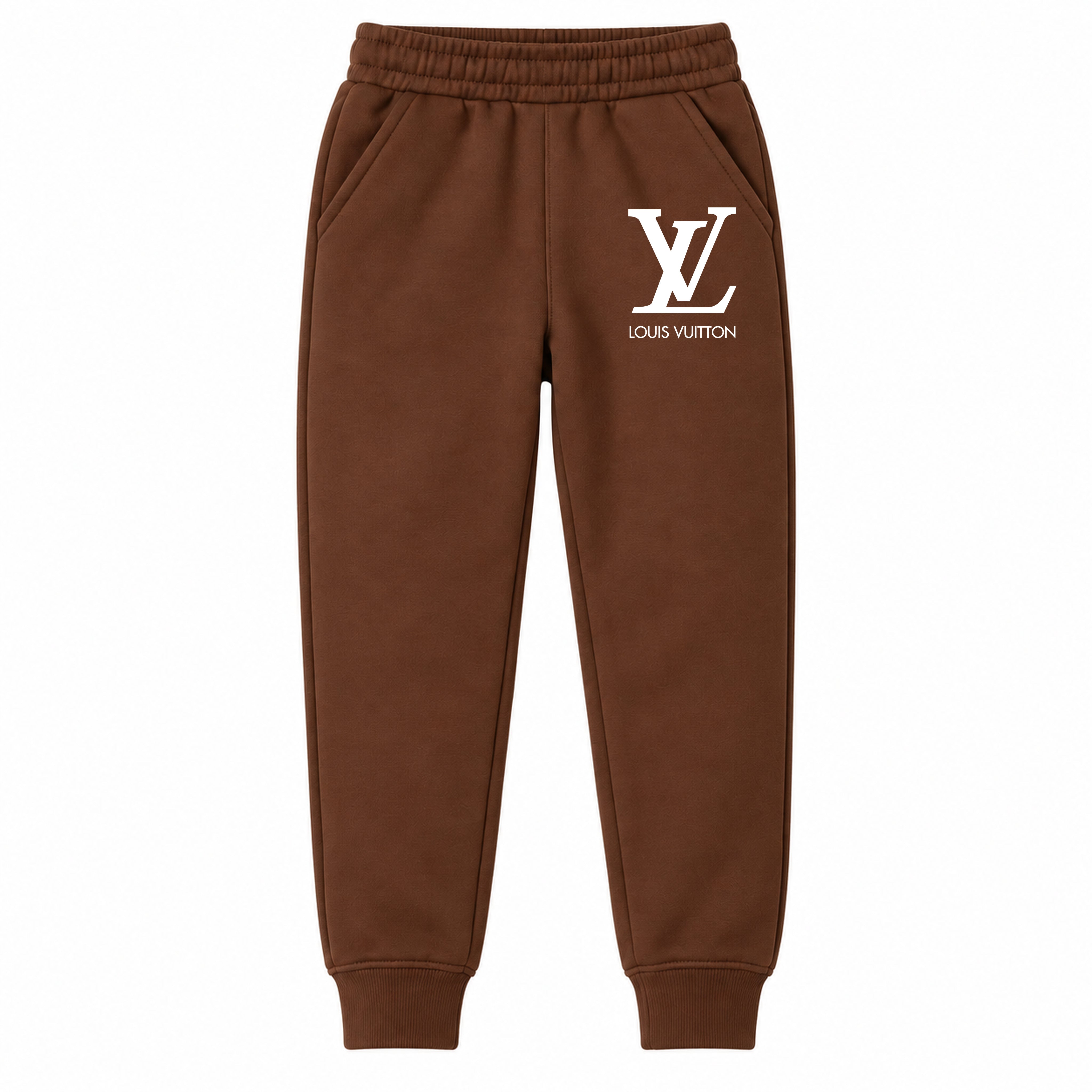 Louis Vuitton youth jogger sweatpants, Brown, Youth Large ages 10–12