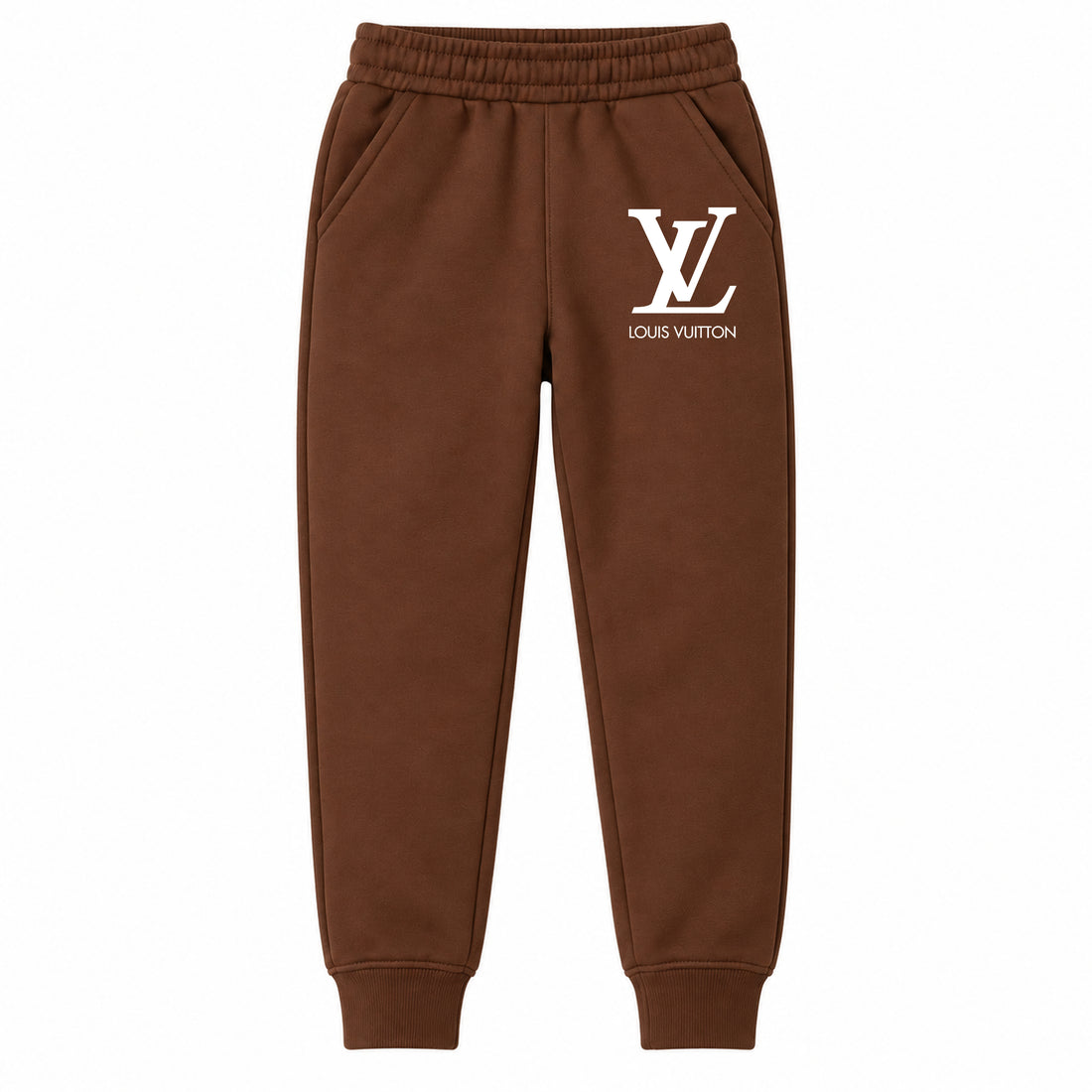 Louis Vuitton youth jogger sweatpants, Brown, Youth Large ages 10–12