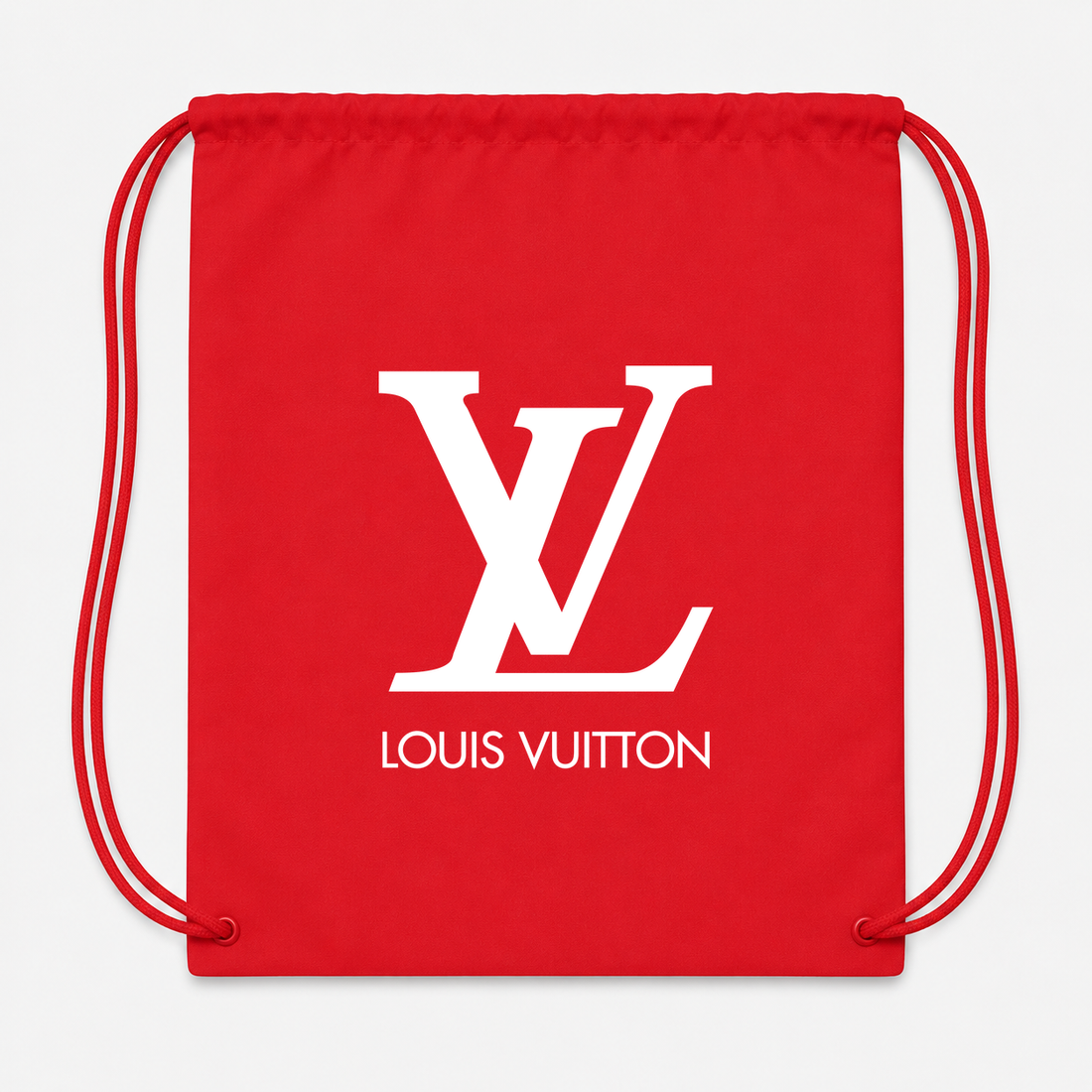 Louis Vuitton Drawstring Bag - Red