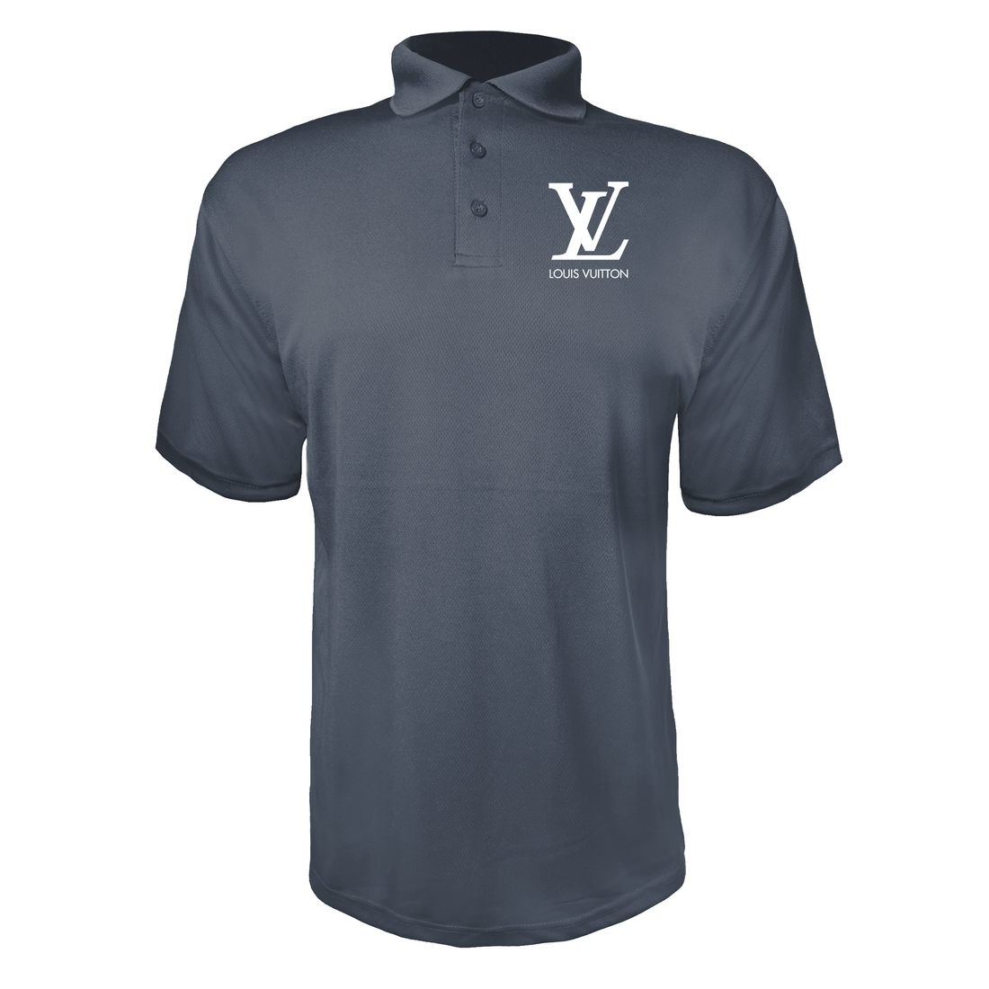 Louis Vuitton Men Polyester Polos - Charcoal