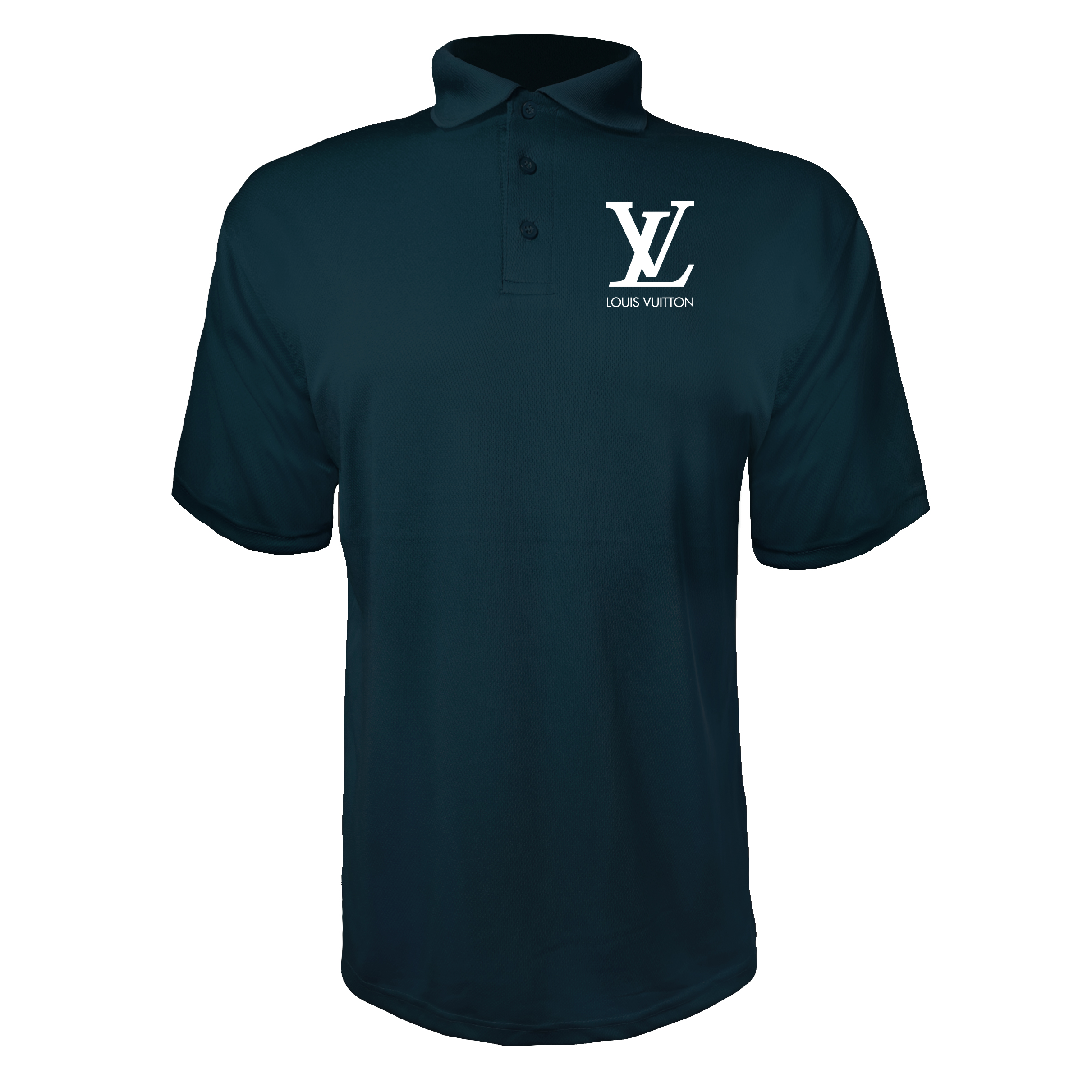 Louis Vuitton Men Polyester Polos - Navy