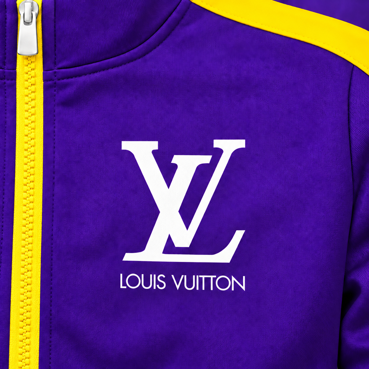 Men's Louis Vuitton Dri-Fit TrackSuit | Color: Purple | Image 3
