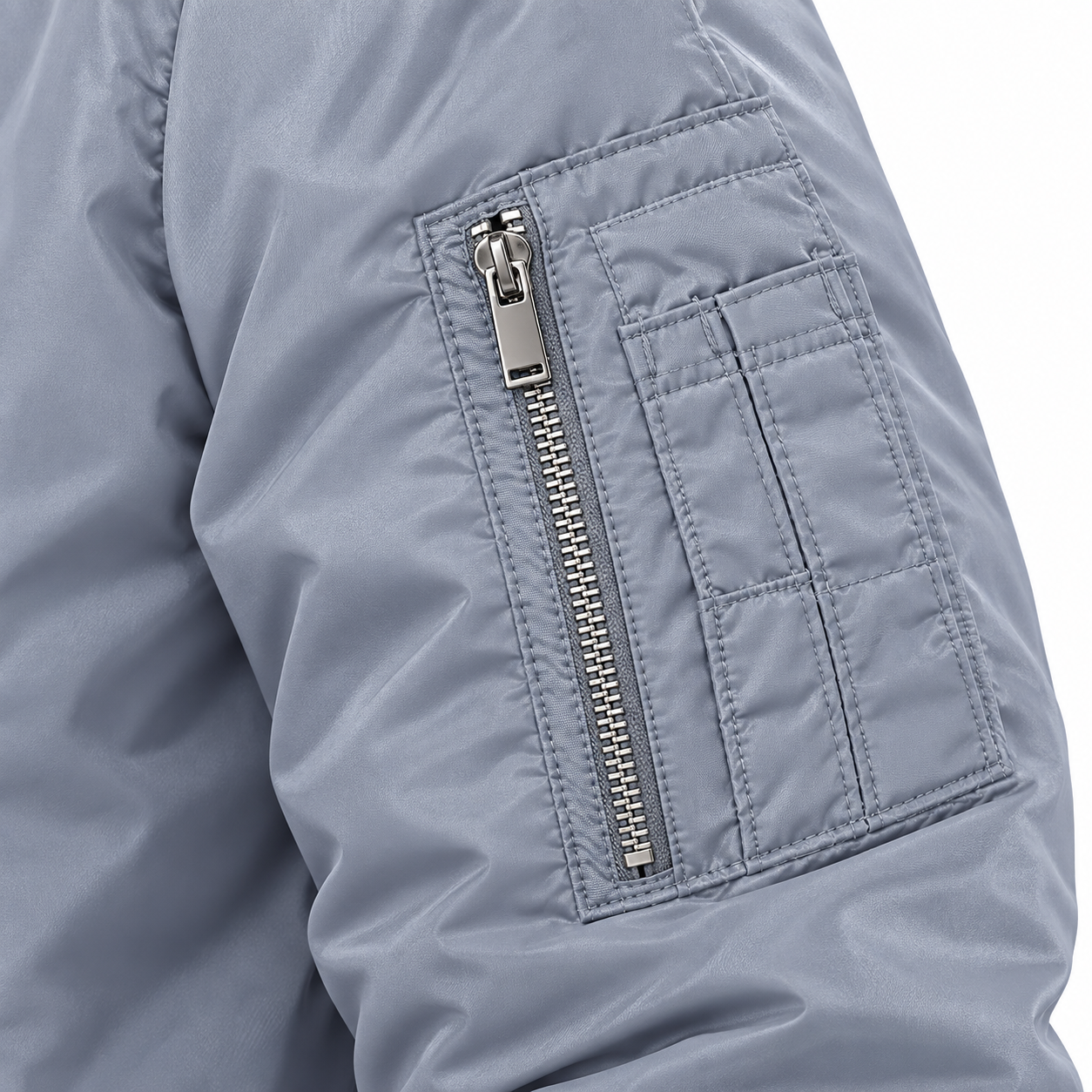 Men's Marni Lightweight Bomber Jacket | Color: Grey | Image 5