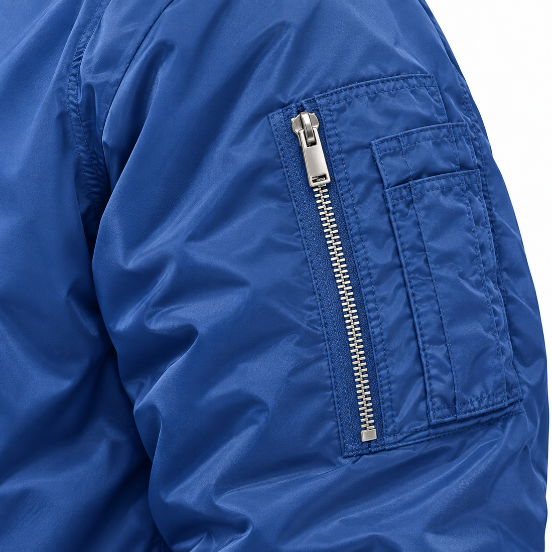 Men's Marni Lightweight Bomber Jacket | Color: Royal Blue | Image 5