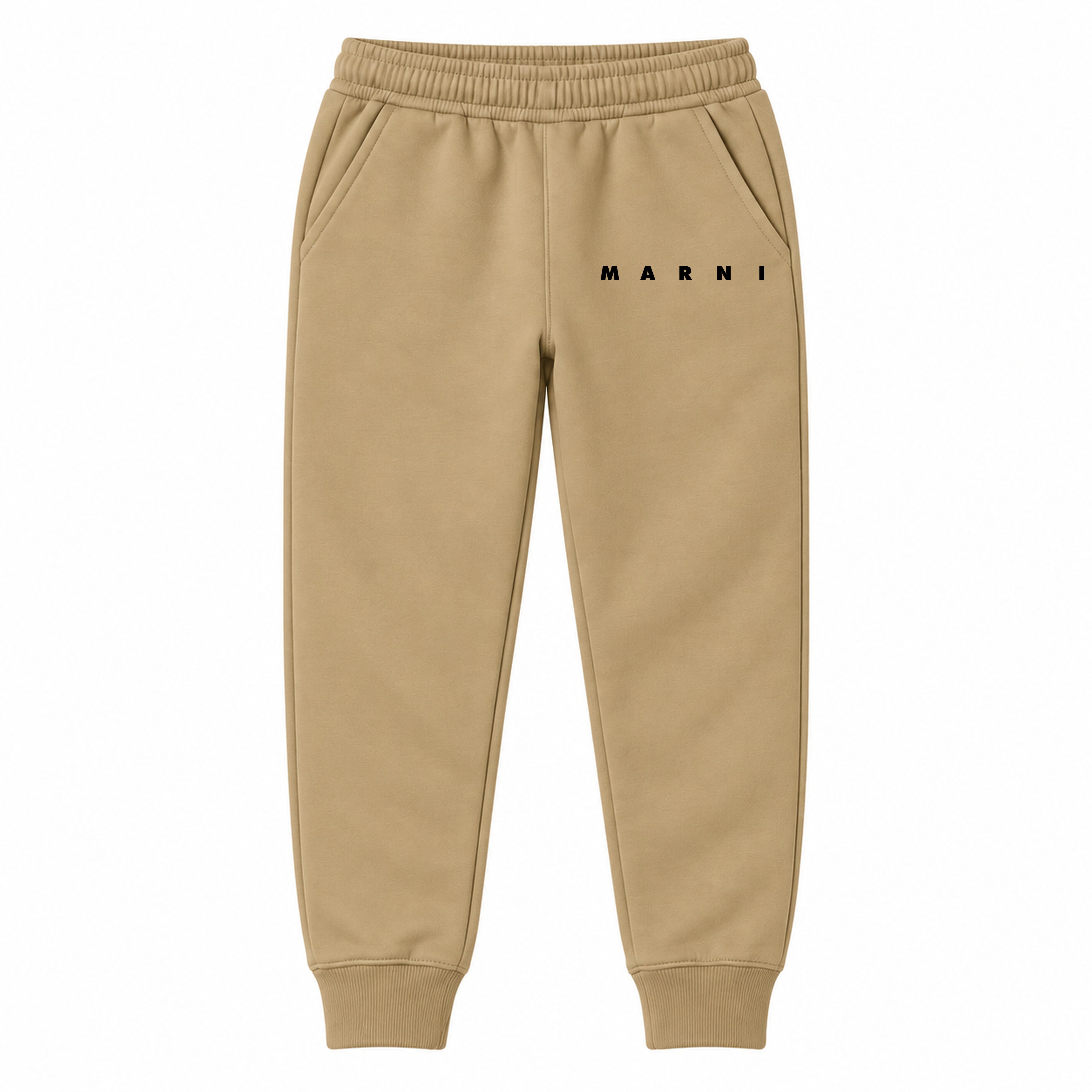 Marni youth jogger sweatpants, Khaki, Youth Large ages 10–12