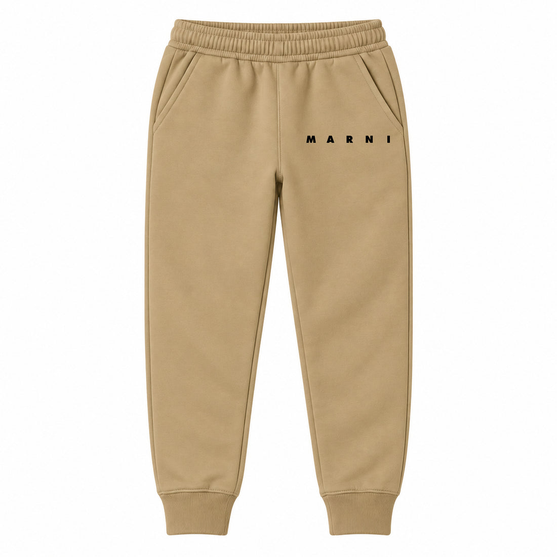 Marni youth jogger sweatpants, Khaki, Youth Large ages 10–12