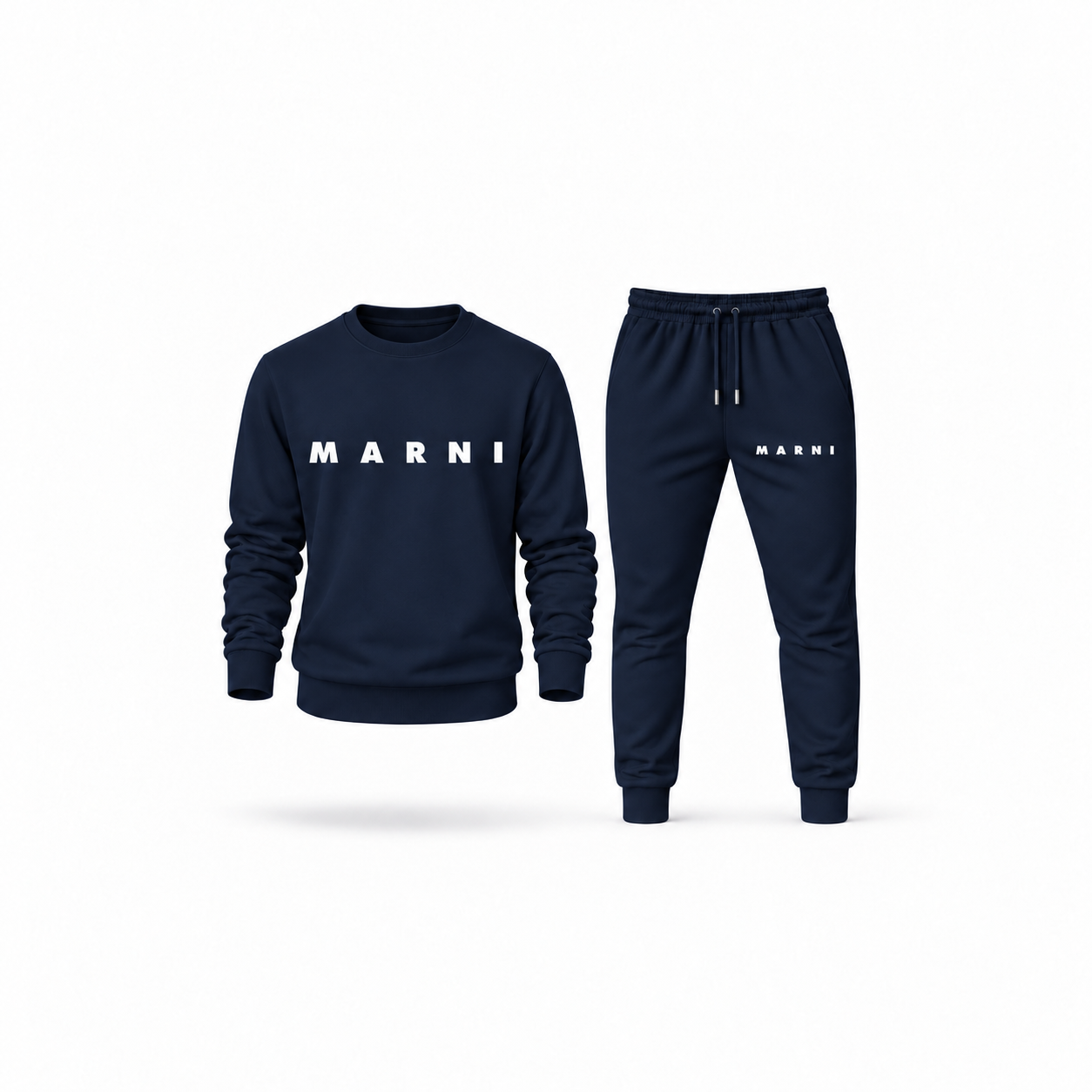 Men's Marni Sweatshirt Joggers Set | Color: Navy | Main