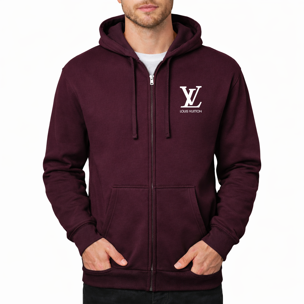 Men's Louis Vuitton Zipper Hoodie