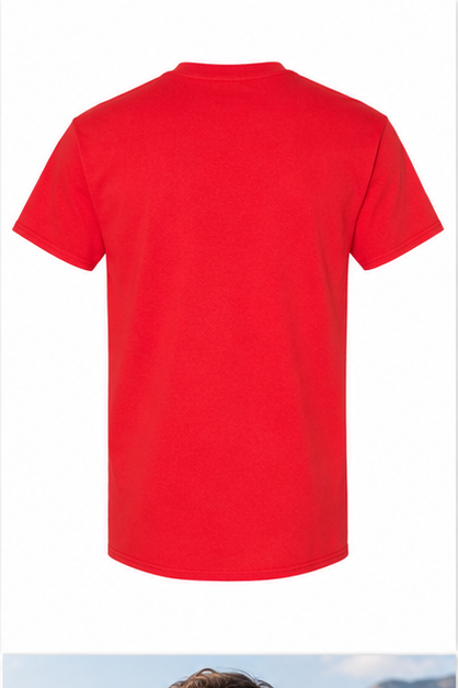 Men's Alexander McQueen Cotton T-Shirt | Color: Red | Image 2