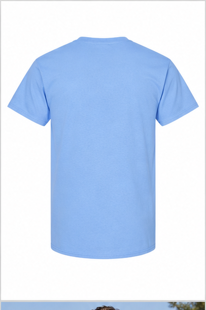 Men's Alexander McQueen Cotton T-Shirt | Color: Sky Blue | Image 2