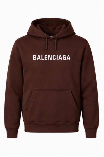 Men's Balenciaga Pullover Hoodie | Color: Brown | Image 1