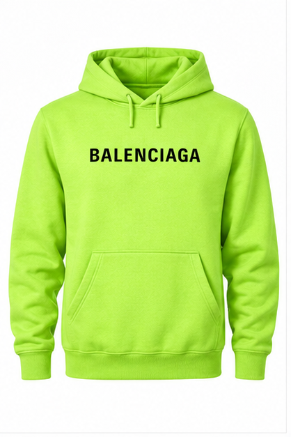 Men's Balenciaga Pullover Hoodie | Color: Lime Green | Image 1