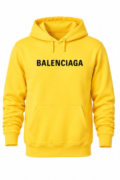Men's Balenciaga Pullover Hoodie | Color: Yellow | Image 1