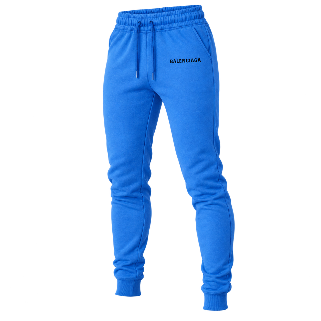 Men's Balenciaga Sweatpants - Azure - Image 4