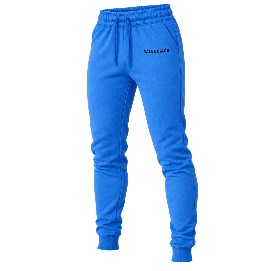 Men's Balenciaga Sweatpants - Azure - Image 4