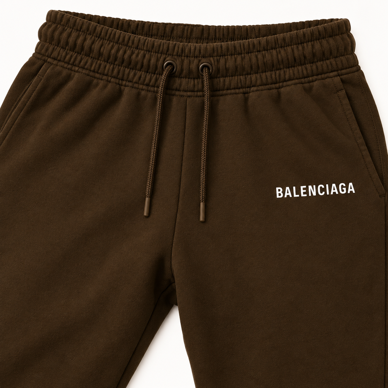 Men's Balenciaga Sweatpants - Brown - Image 3