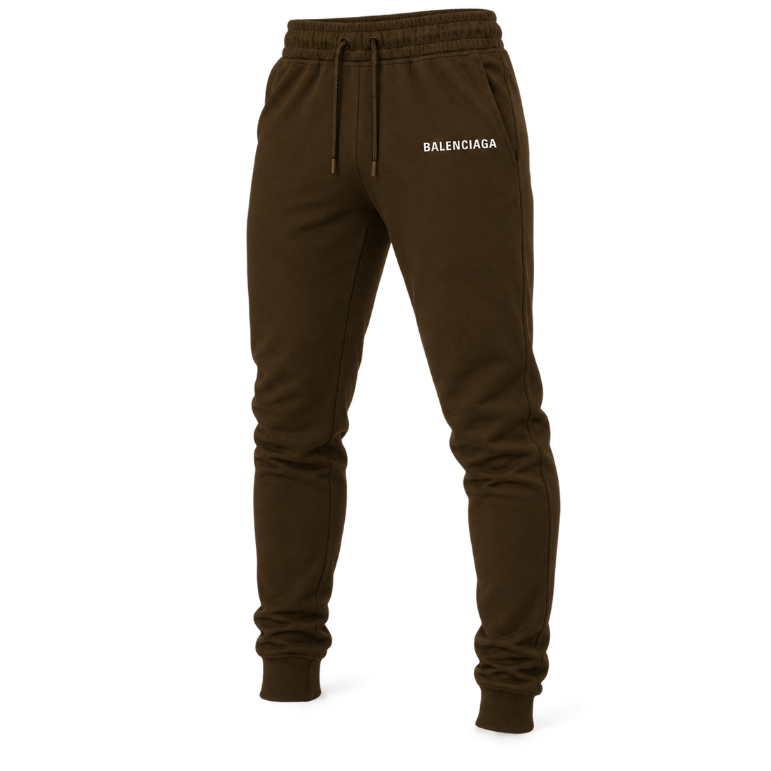 Men's Balenciaga Sweatpants - Brown - Image 4