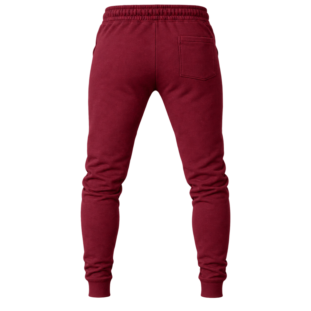 Men's Balenciaga Sweatpants - Burgundy - Image 5