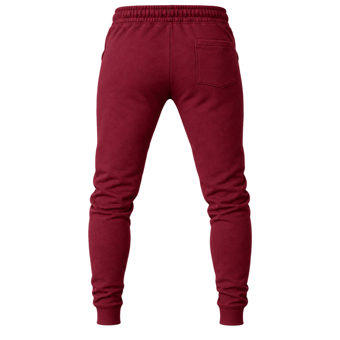 Men's Balenciaga Sweatpants - Burgundy - Image 5