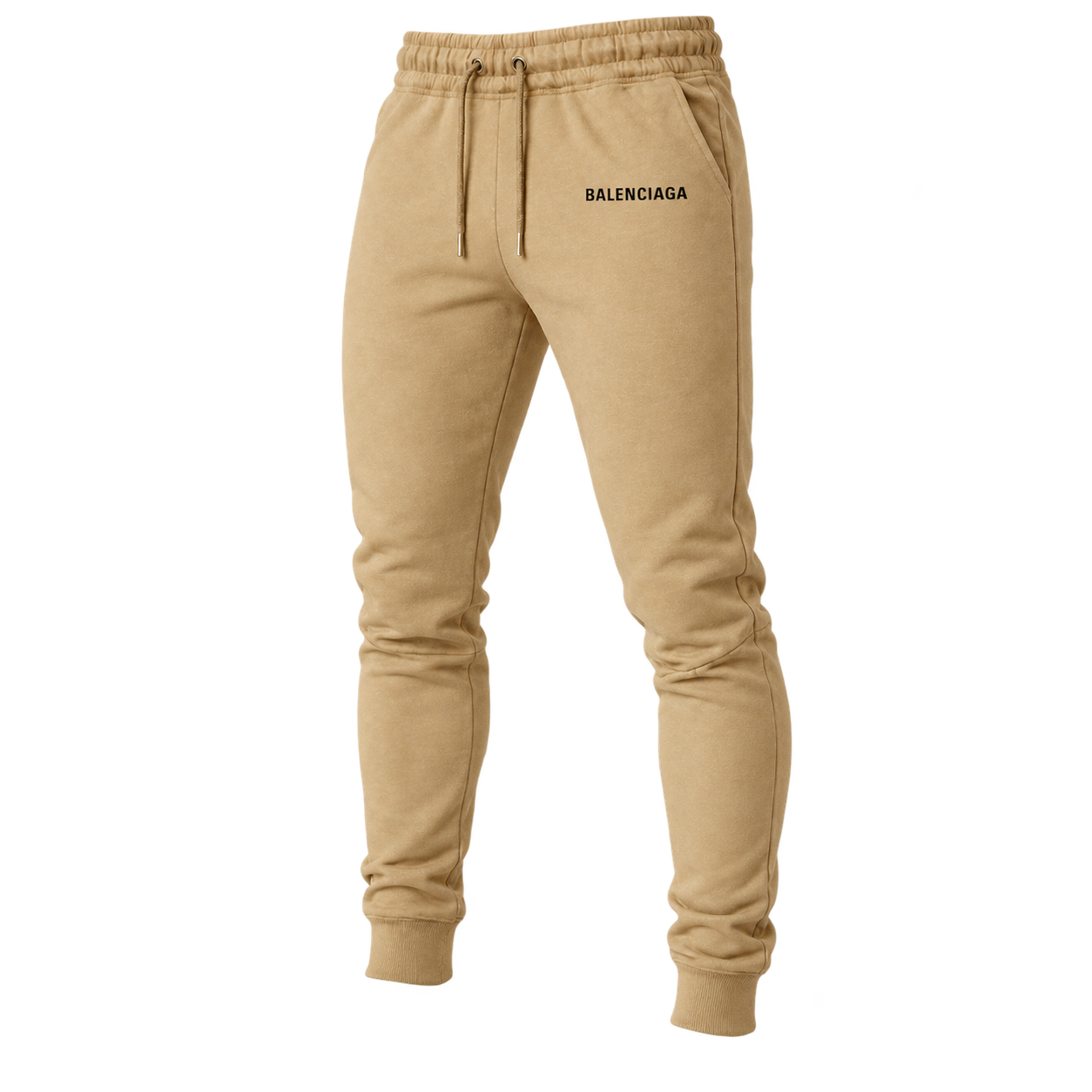 Men's Balenciaga Sweatpants - Khaki - Image 4