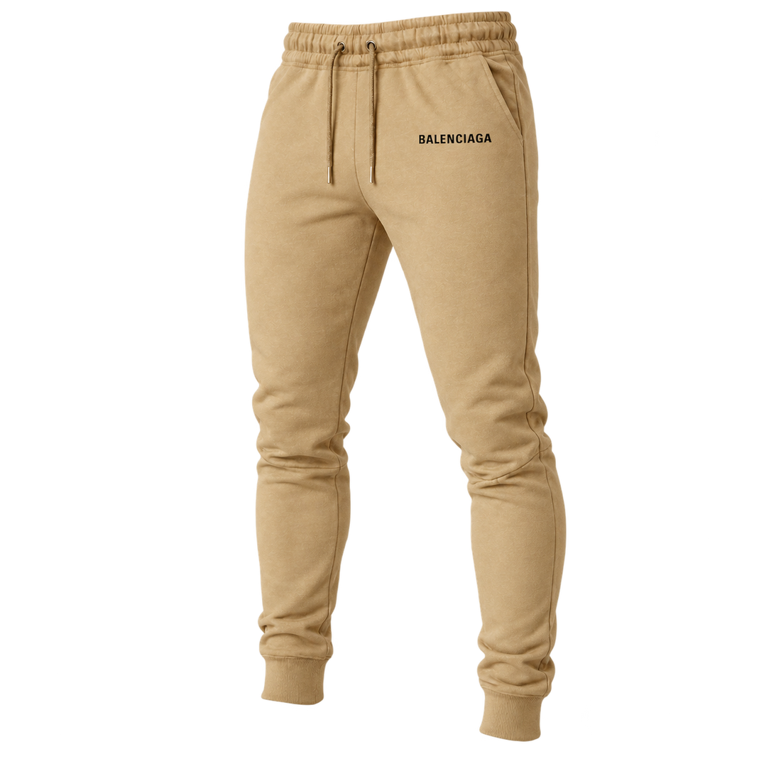 Men's Balenciaga Sweatpants - Khaki - Image 4