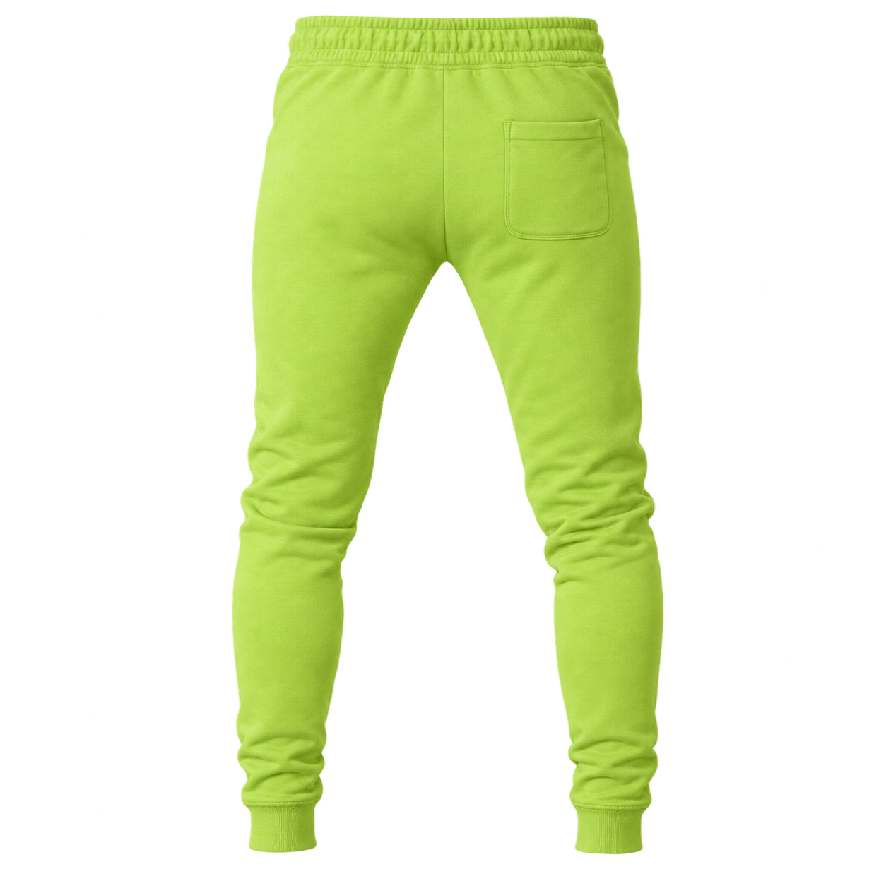Men's Balenciaga Sweatpants - Lime Green - Image 5