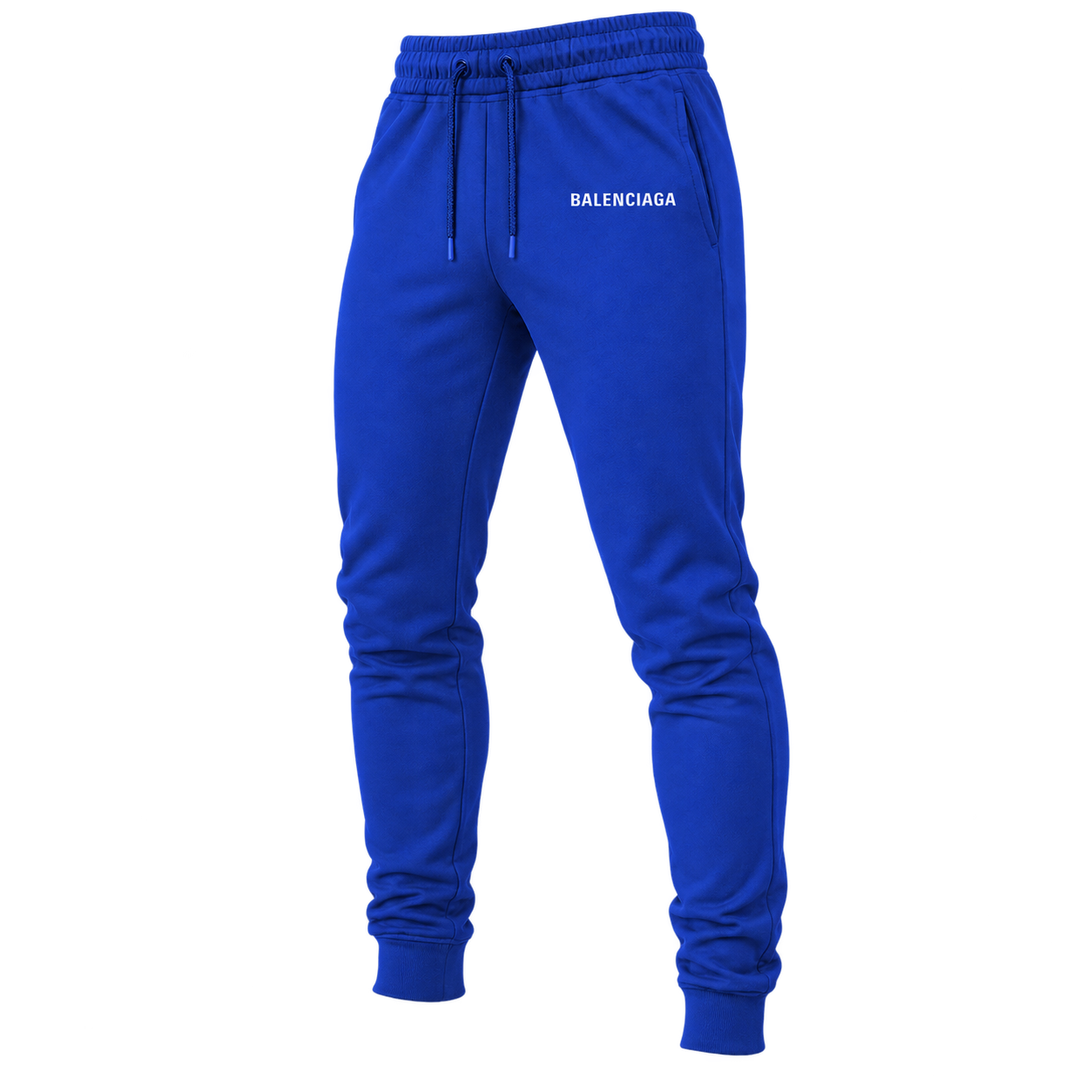 Men's Balenciaga Sweatpants - Royal Blue - Image 4