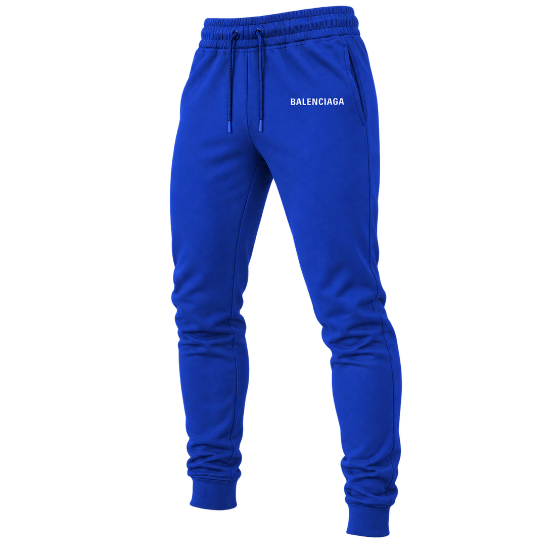 Men's Balenciaga Sweatpants - Royal Blue - Image 4