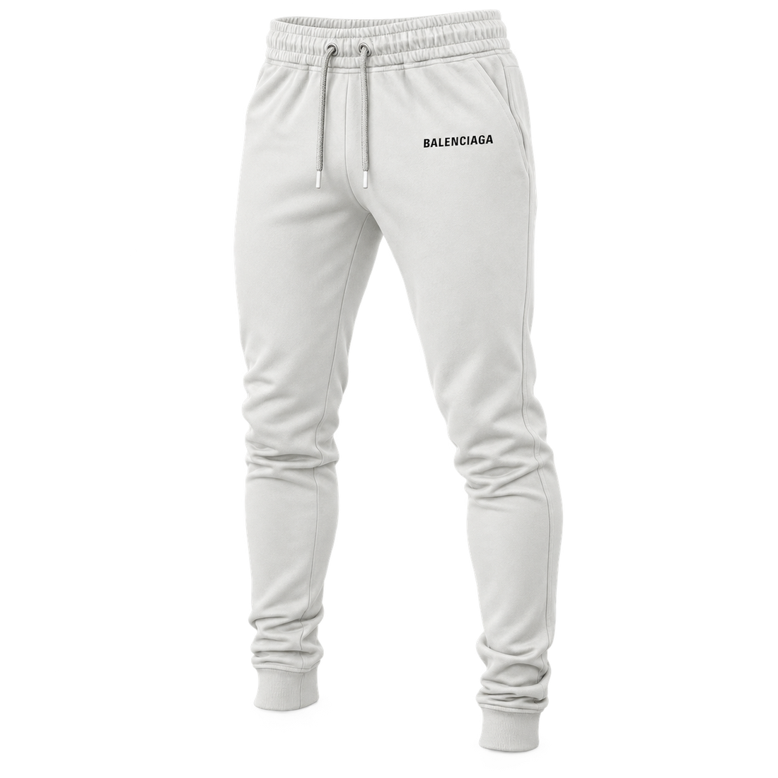 Men's Balenciaga Sweatpants - White - Image 4