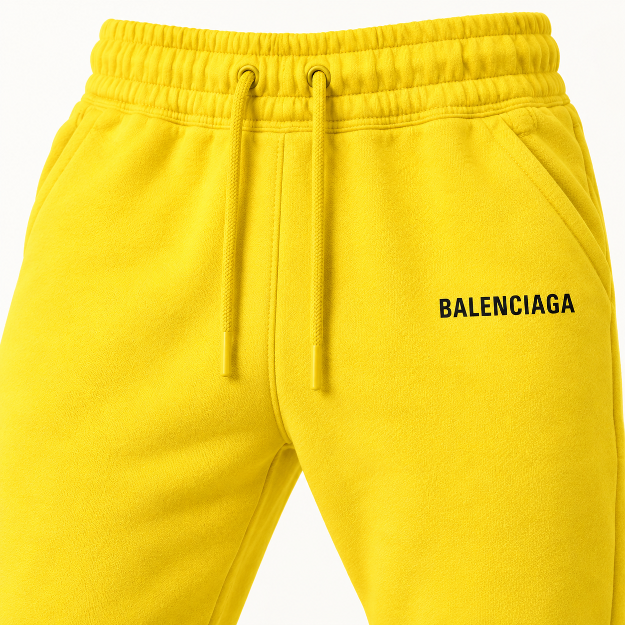Men's Balenciaga Sweatpants - Yellow - Image 3