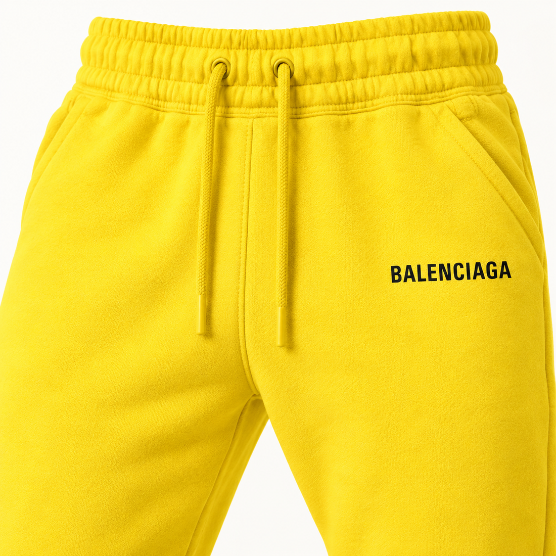 Men's Balenciaga Sweatpants - Yellow - Image 3