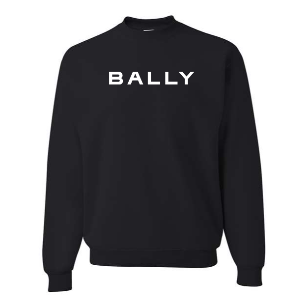Men's Bally Crewneck Sweatshirt - Black - Image 1