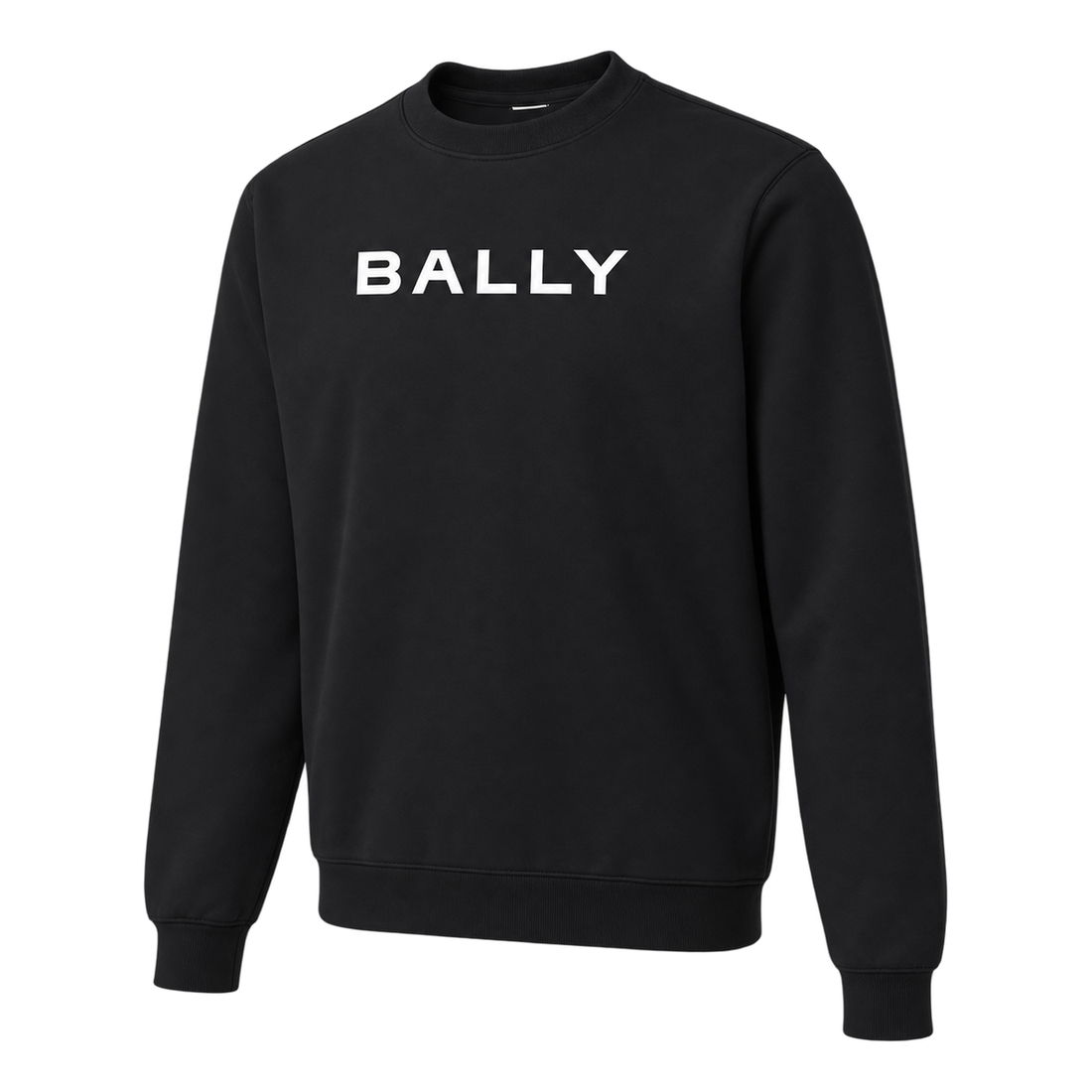Men's Bally Crewneck Sweatshirt - Black - Image 4