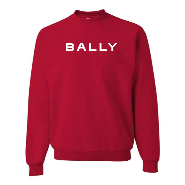 Men's Bally Crewneck Sweatshirt - Red - Image 1