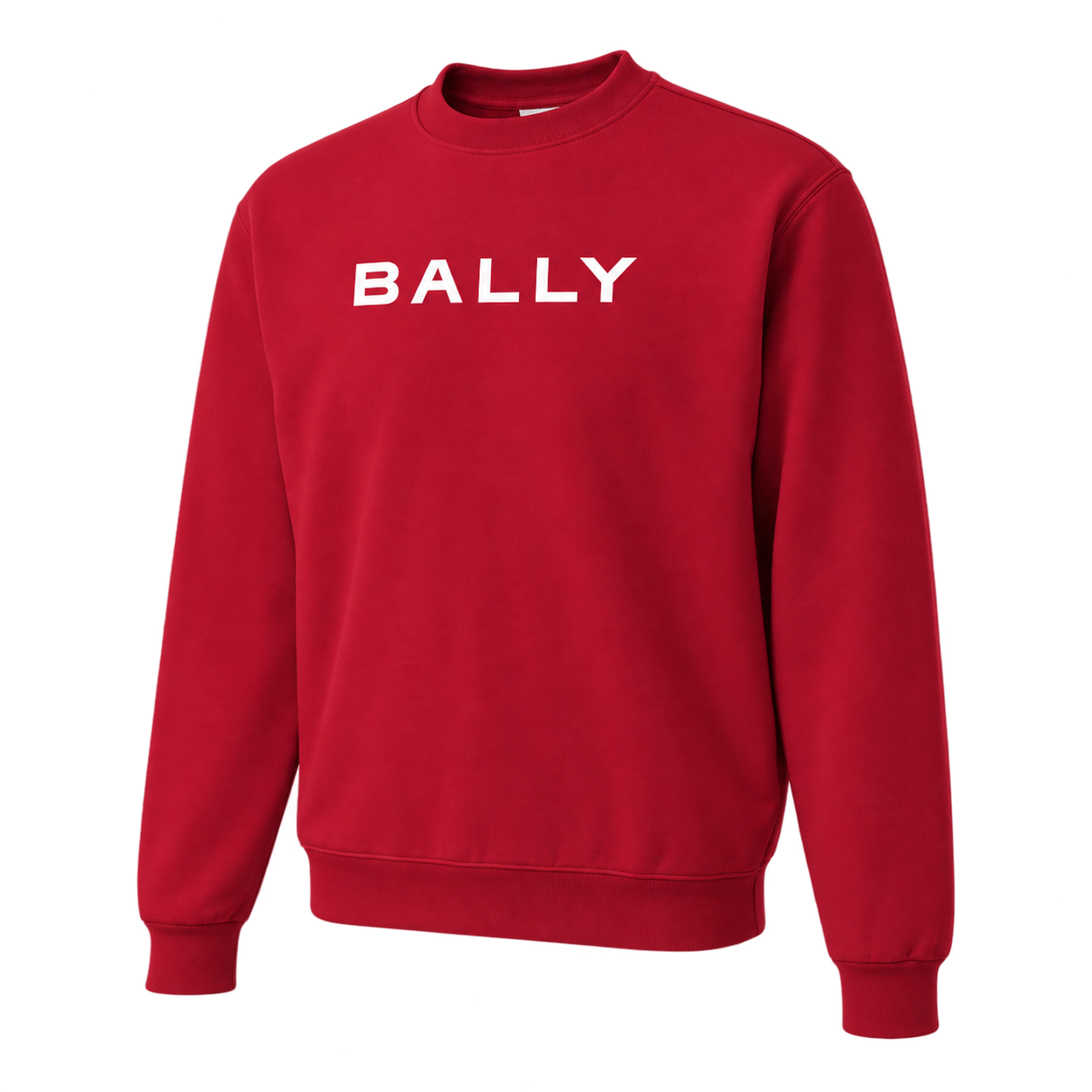 Men's Bally Crewneck Sweatshirt - Red - Image 4