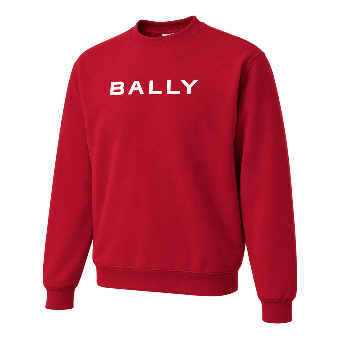 Men's Bally Crewneck Sweatshirt - Red - Image 4