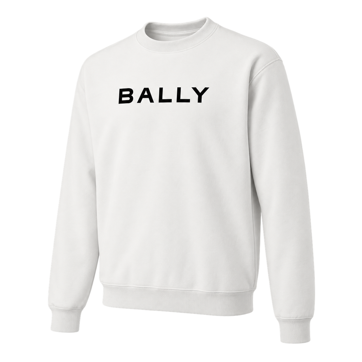 Men's Bally Crewneck Sweatshirt - White - Image 4