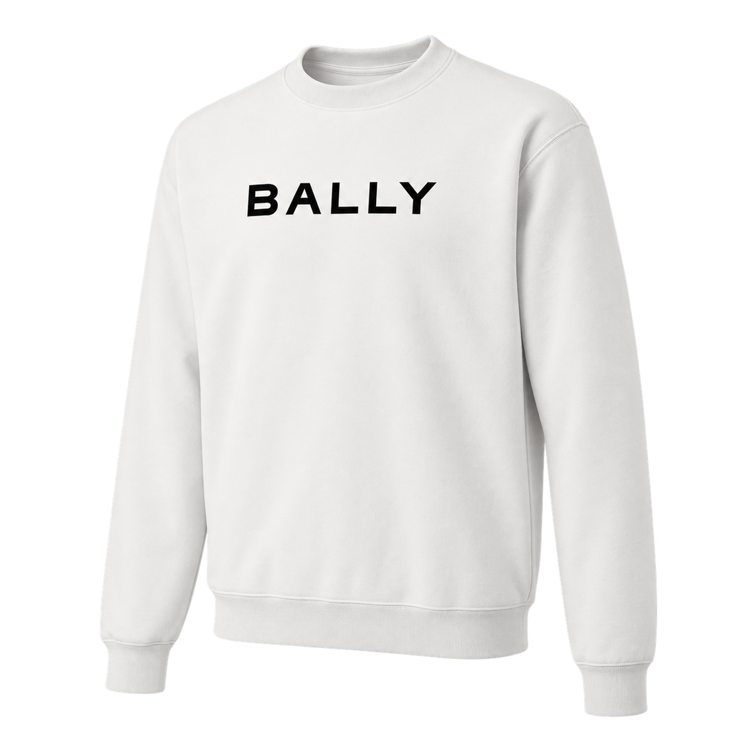 Men's Bally Crewneck Sweatshirt - White - Image 4