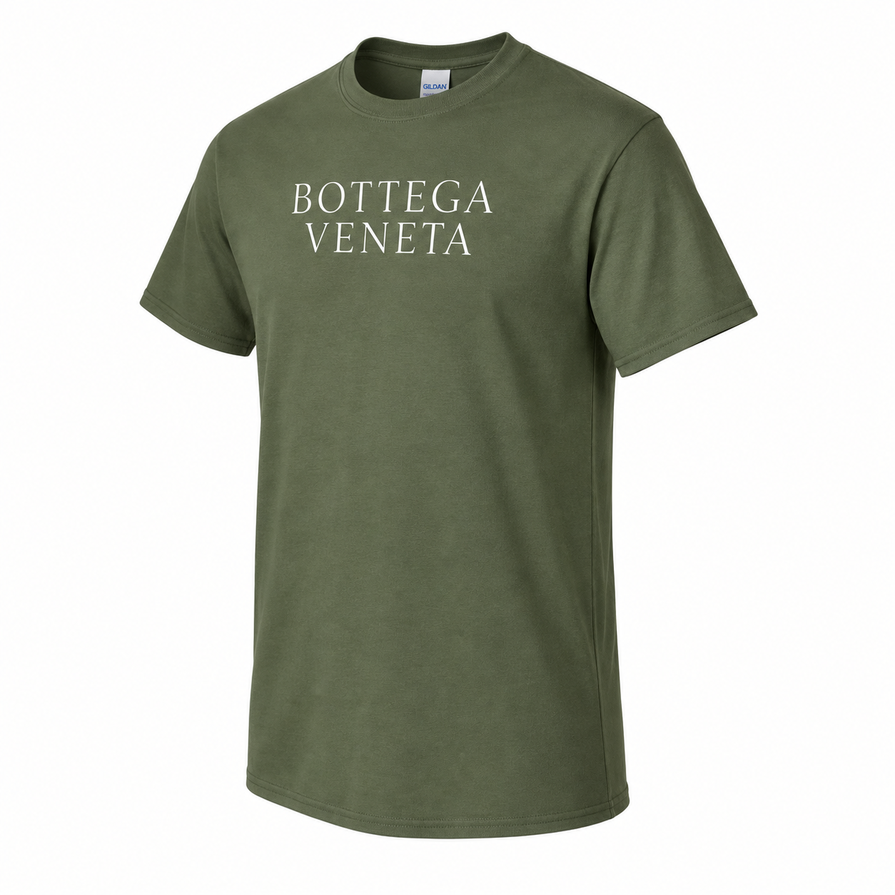 Men's Bottega Veneta Cotton T-Shirt | Color: Army Green | Image 4