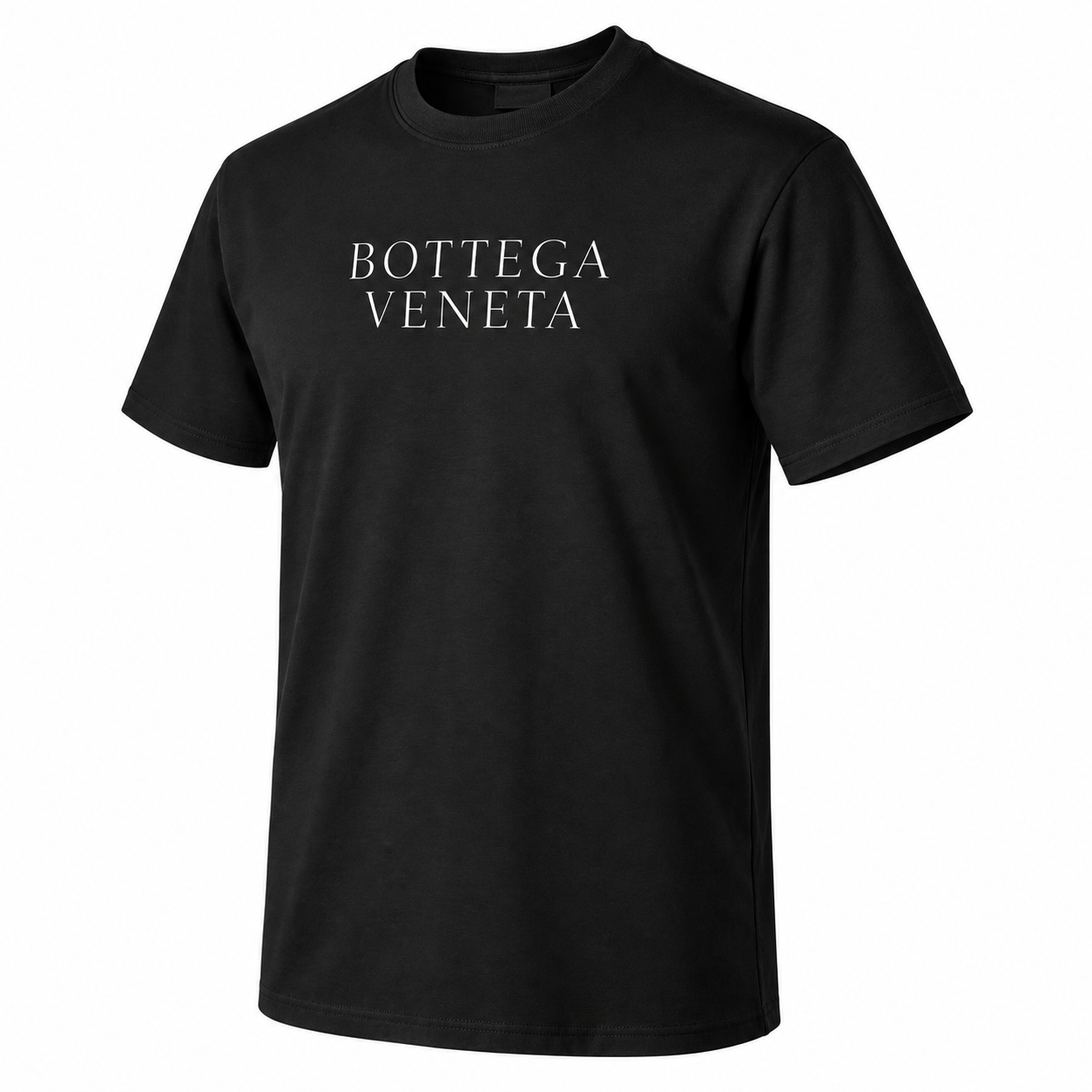 Men's Bottega Veneta Cotton T-Shirt | Color: Black | Image 1