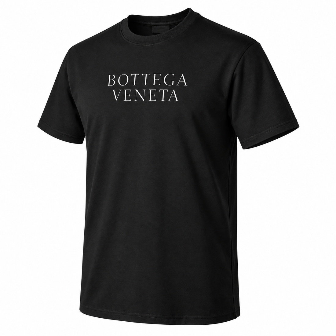 Men's Bottega Veneta Cotton T-Shirt | Color: Black | Image 1