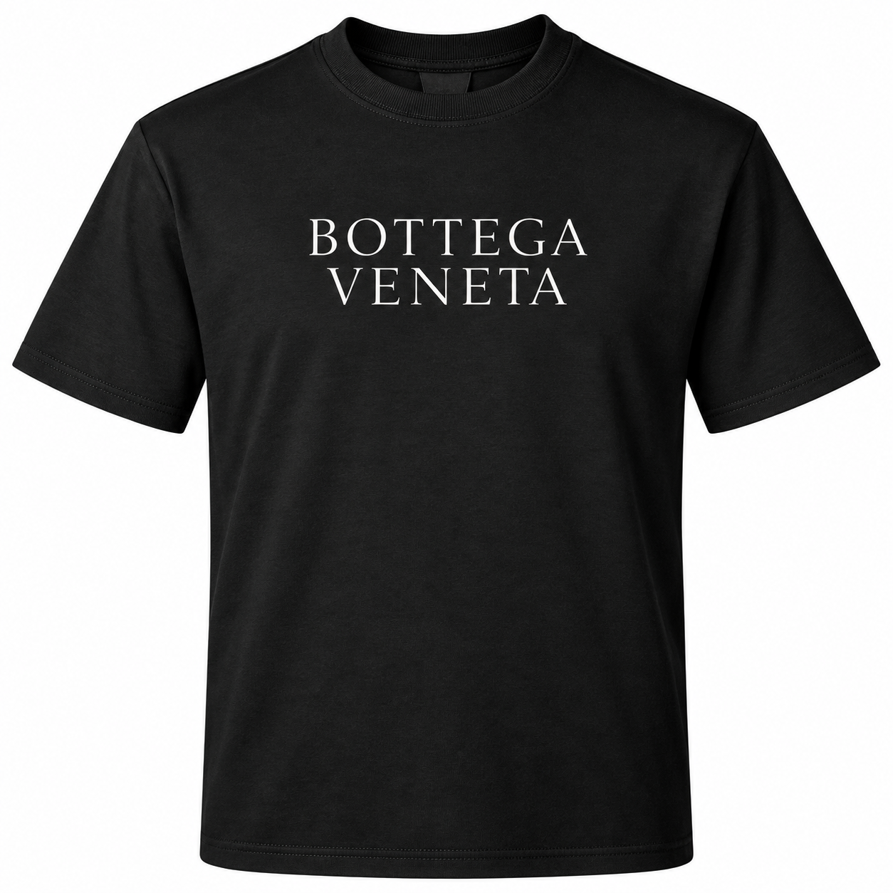 Men's Bottega Veneta Cotton T-Shirt | Color: Black | Image 3